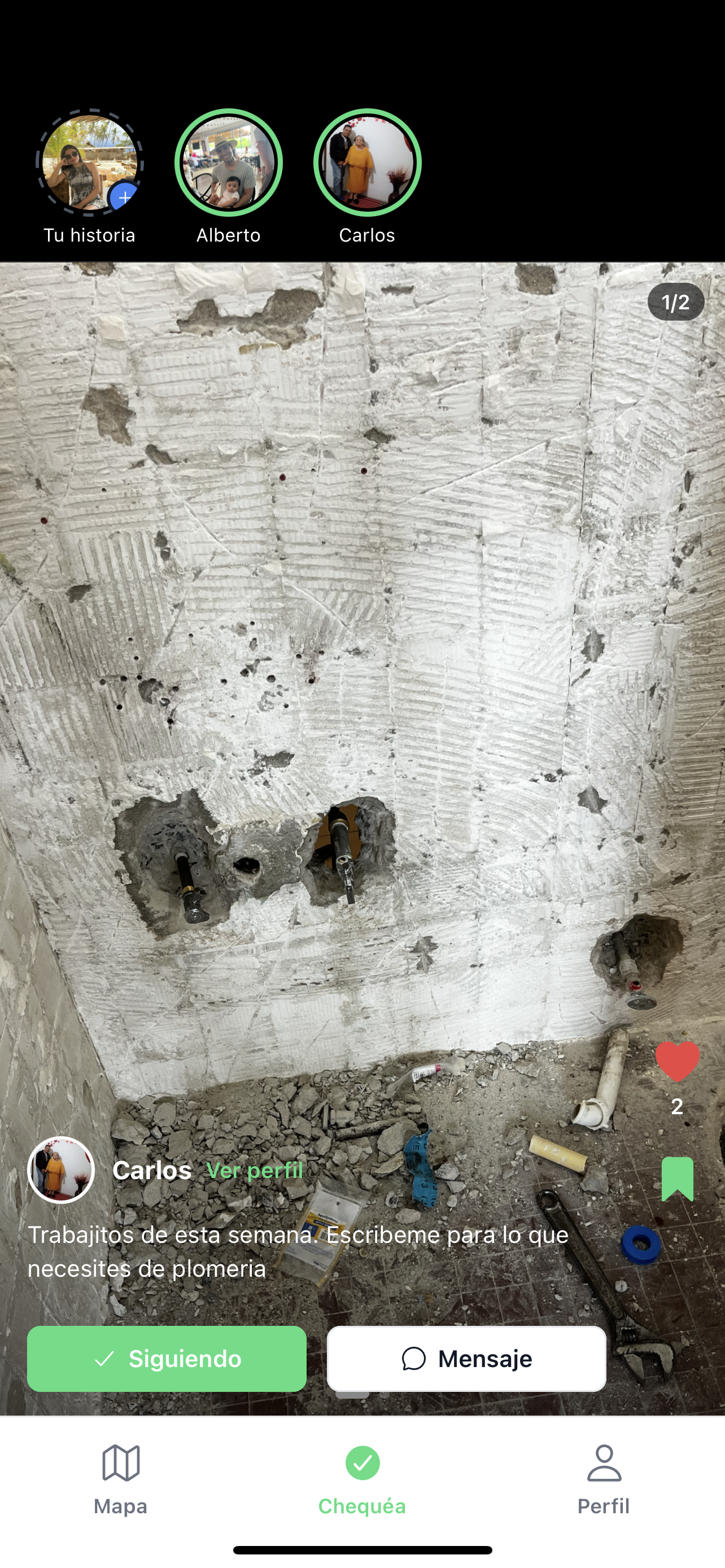 Chequéa - Feed social